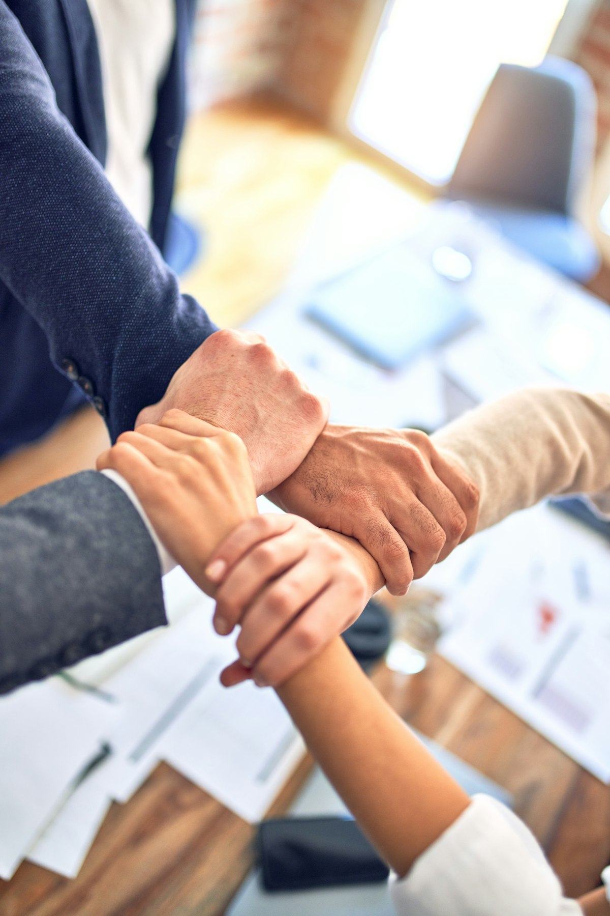 Executives reviewing growth strategy in a boardroom